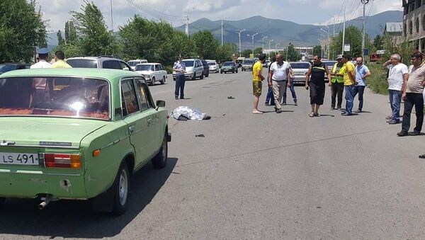 Дорожно-транспортное происшествие на улице Зоравара Андраника (13 июня 2019). Раздан - Sputnik Армения