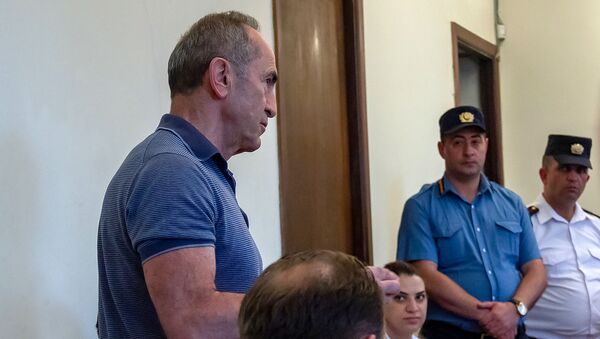 Выступление Роберта Кочаряна во время судебного заседания по делу 1 марта (14 июня 2019). Еревaн - Sputnik Армения