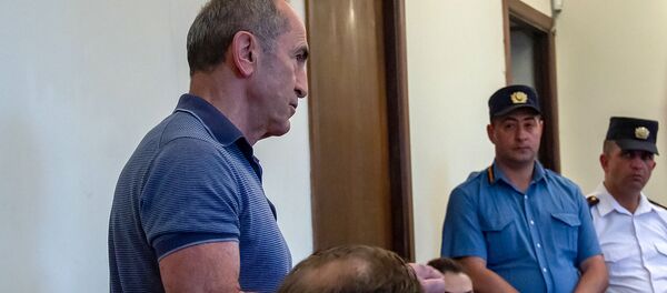 Выступление Роберта Кочаряна во время судебного заседания по делу 1 марта (14 июня 2019). Еревaн - Sputnik Արմենիա