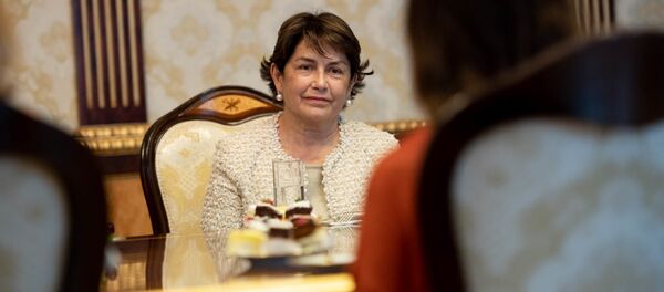 Аргентинские женщины-предприниматели на встрече с первой леди Нуне Саркисян в Армении (17 июня 2019). Еревaн - Sputnik Արմենիա