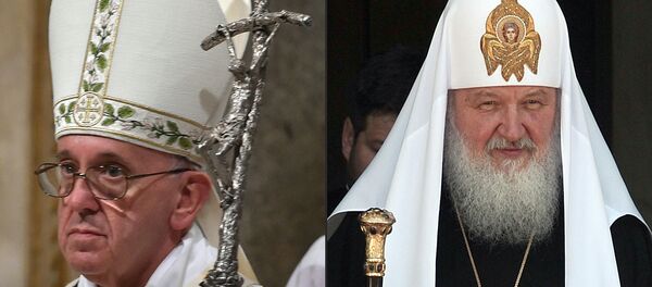 Патриарх Московского и всея Руси Кирилл и папа Римский Франциск - Sputnik Армения
