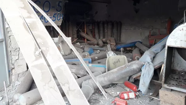 Взрыв на авто газонаполнительной компрессорной станции (18 июня 2019). Ехегнадзор - Sputnik Армения