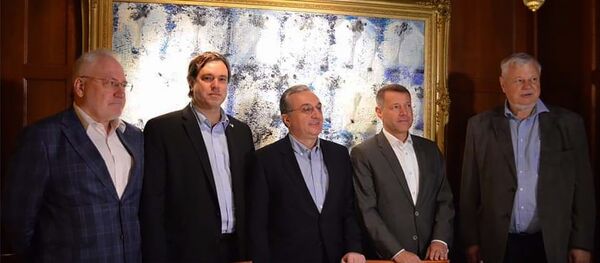 Встреча министра иностранных дел Армении Зограба Мнацаканяна с сопредседателями МГ ОБСЕ (19 июня 2019). Вашингтон  - Sputnik Армения