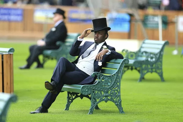 Посетитель королевских скачек Royal Ascot Посетитель королевских скачек Royal Ascot - Sputnik Армения