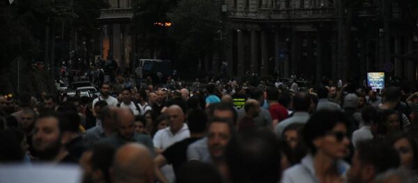 Акция протеста в столице Грузии (20 июня 2019). Тбилиси - Sputnik Армения
