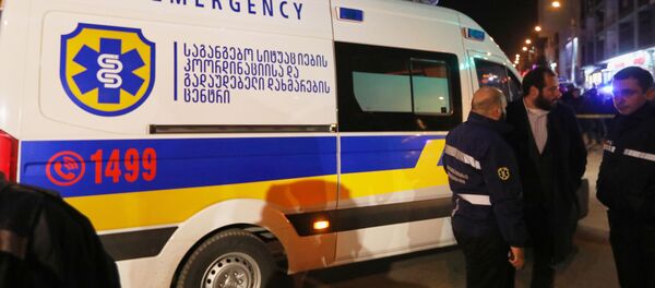 Автомобиль скорой помощи в Грузии - Sputnik Արմենիա