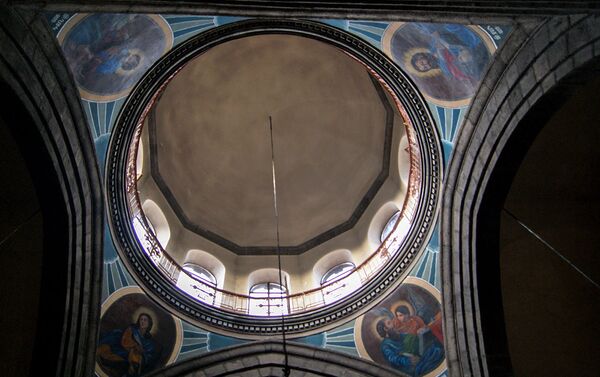 Купол церкви Святой Богородицы, Гюмри - Sputnik Армения