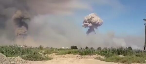 Взрывы на складе боеприпасов на юге Казахстана - Sputnik Армения