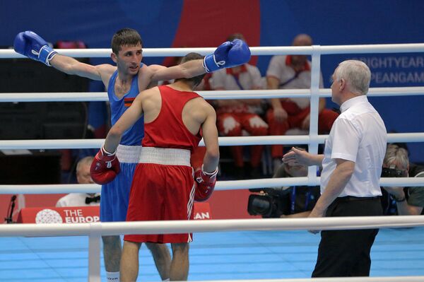 Разгромные победы армянских боксеров на II Европейских играх — кто прошел в 1/4 финала - Sputnik Армения