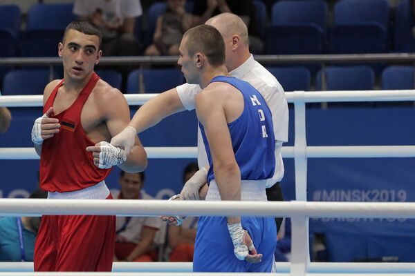 Разгромные победы армянских боксеров на II Европейских играх — кто прошел в 1/4 финала - Sputnik Армения