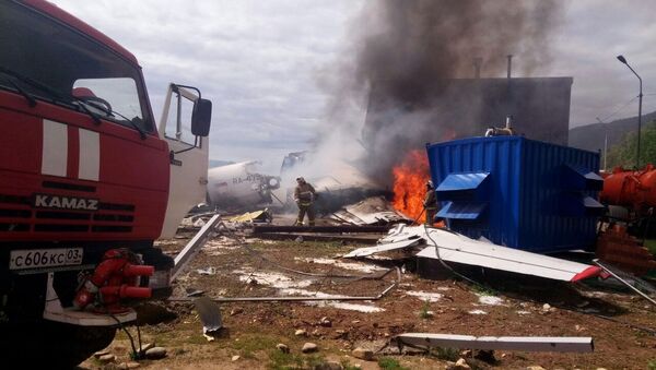 Самолет Ан-24 совершил аварийную посадку в Нижнеангарске - Sputnik Армения