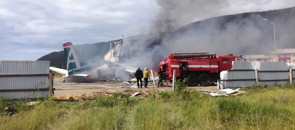 Самолет Ан-24 совершил аварийную посадку в Нижнеангарске - Sputnik Армения