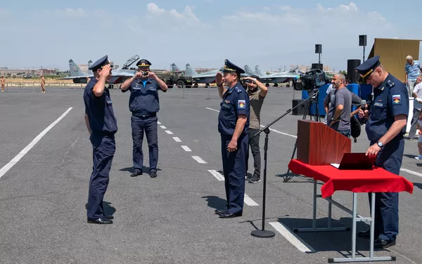 Авиашоу и выставка военной техники в аэропорту Эребуни (28 июня 2019). Еревaн Авиашоу и выставка военной техники в аэропорту Эребуни (28 июня 2019). Еревaн - Sputnik Армения