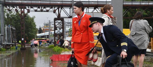 Дорогу к аэропорту Шереметьево затопило из-за сильных дождей - Sputnik Արմենիա