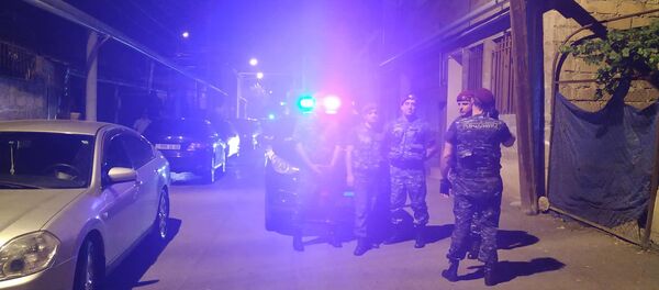 Оцепленная территория стрельбы в ереване - Sputnik Արմենիա