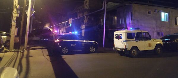 Оцепленная территория стрельбы в ереване - Sputnik Արմենիա