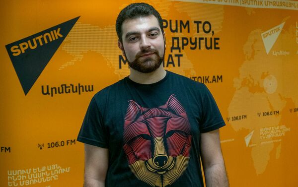 Участник модуля SputnikPro в мультимедийном пресс-центре Sputnik Aрмения (29 июня 2019). Ереван - Sputnik Армения