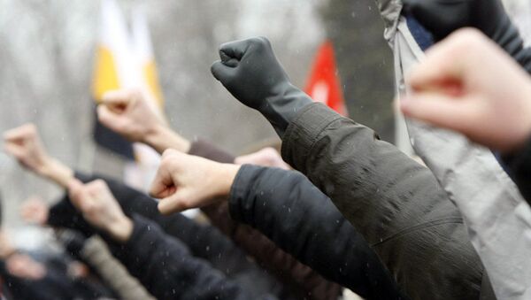 Демонстранты - Sputnik Արմենիա