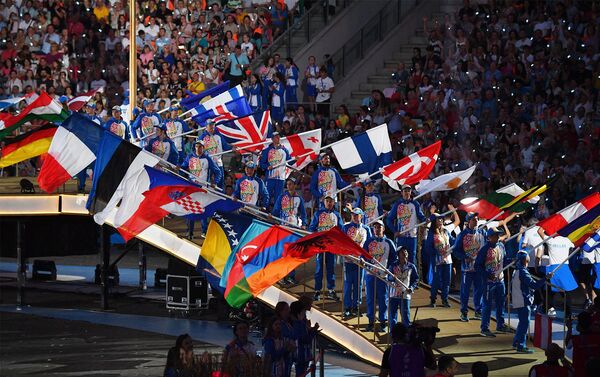 Саркисян, Путин и спорт: в Минске прошла церемония закрытия II Европейских игр — фото - Sputnik Армения