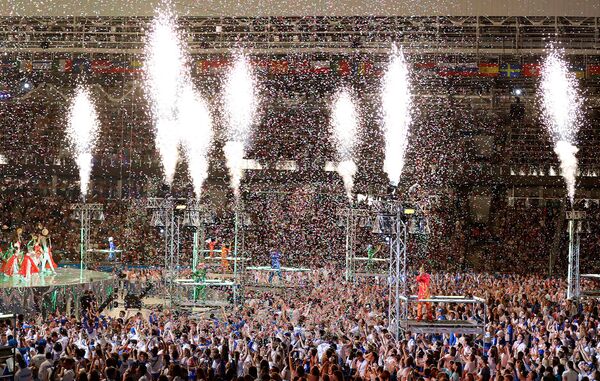 Саркисян, Путин и спорт: в Минске прошла церемония закрытия II Европейских игр — фото - Sputnik Армения