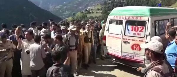 Машина скорой помощи в Индии. Архивные фото - Sputnik Արմենիա