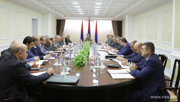Заседание в службе национальной безопасности (1 июля 2019). Еревaн - Sputnik Армения