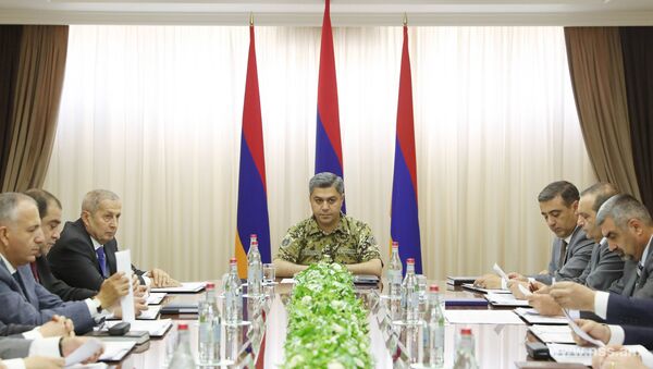 Заседание в Службе национальной безопасности Армении (1 июля 2019). Еревaн - Sputnik Армения