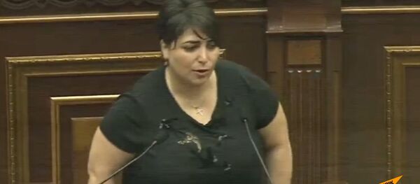 Анна Маргарян в НС Армении Анна Маргарян в НС Армении - Sputnik Արմենիա