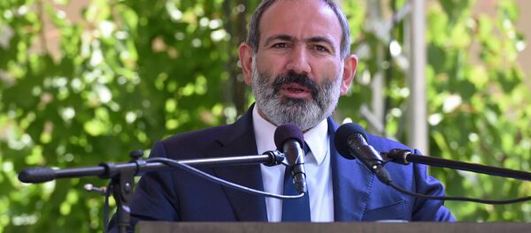 Речь премьер-министра Никола Пашиняна на церемонии вручения дипломов первым выпускникам филиала МГУ в Армении (2 июля 2019). Еревaн - Sputnik Армения