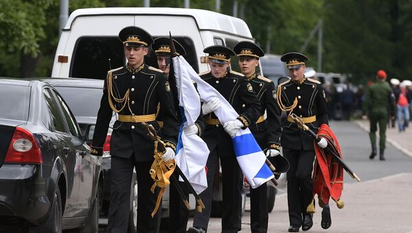 Похороны моряков-подводников в Санкт-Петербурге - Sputnik Արմենիա