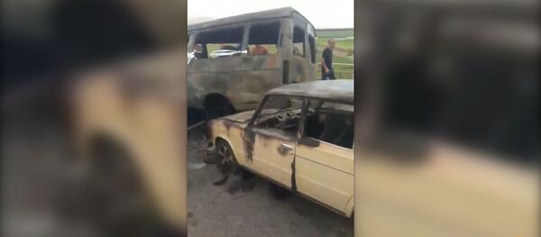 Սարսափելի վթար Երևան Երասխ ճանապարհին. կադրեր դեպքի վայրից - Sputnik Արմենիա