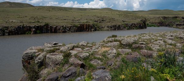 Река Ахурян у монастыря Мармашен - Sputnik Армения