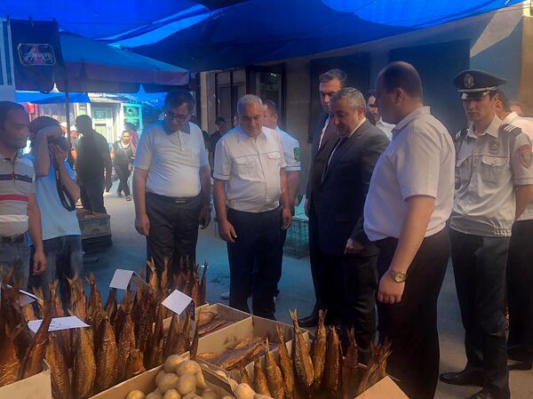 Ужас и кошмар: в Гюмри из Еревана нагрянуло начальство и закрыло мясные пассажи - Sputnik Армения