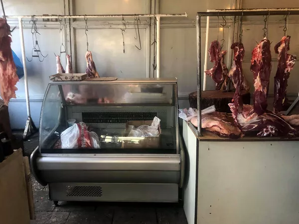 Ужас и кошмар: в Гюмри из Еревана нагрянуло начальство и закрыло мясные пассажи Ужас и кошмар: в Гюмри из Еревана нагрянуло начальство и закрыло мясные пассажи - Sputnik Армения