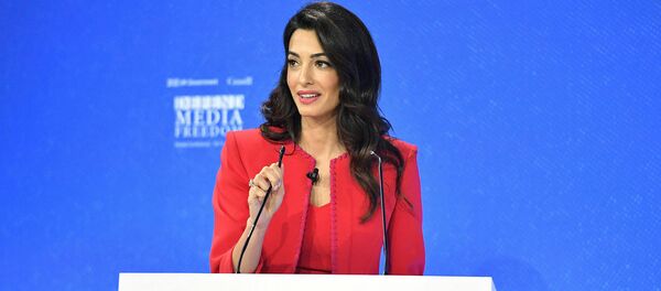 Выступление Амаль Клуни во время Глобальной конференции За свободу СМИ (10 июля 2019). Лондон - Sputnik Արմենիա