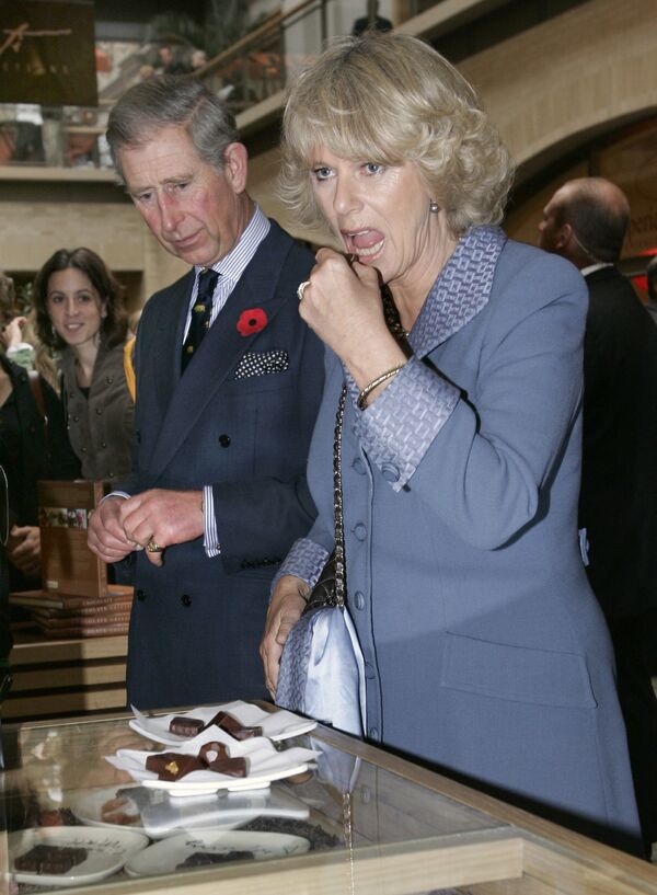 Герцогиня Корнуоллская пробует шоколад во время визита в Сан-Франциско - Sputnik Армения
