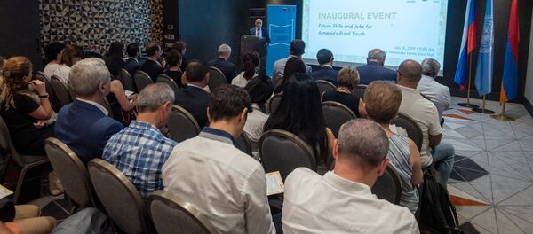 Презентация программы Навыки будущего и рабочие места для молодежи областей (12 июля 2019). Еревaн - Sputnik Արմենիա