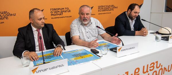 Пресс-конференция Юбилейный концерт в Гарни (12 июля 2019). Еревaн - Sputnik Армения