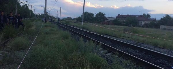 Несчастный случай на железной дороге (12 июля 2019). Гюмри Несчастный случай на железной дороге (12 июля 2019). Гюмри - Sputnik Армения