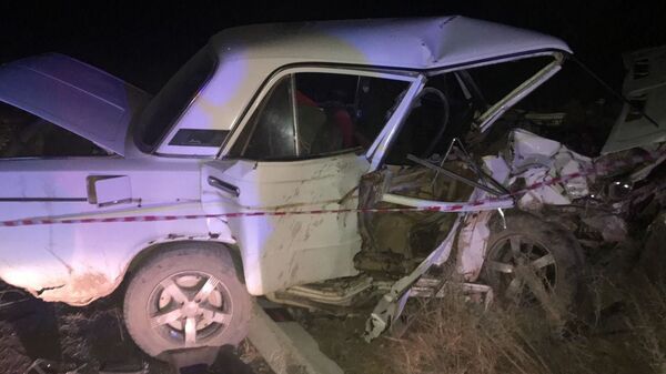 Ողբերգական վթար Արմավիրի մարզում. վարորդներից մեկը տեղում մահացել է. լուսանկարներ - Sputnik Արմենիա