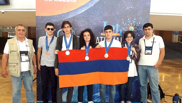 Участники международной олимпиады по физике из Армении - Sputnik Արմենիա