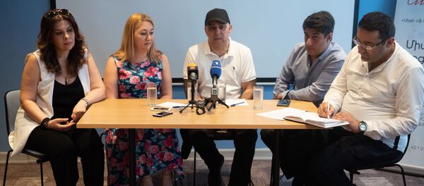 Пресс-конференции по случаю благотворительного концерта Ара Геворгяна (15 июля 2019). Еревaн - Sputnik Արմենիա