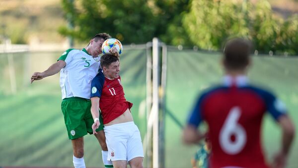 Футбольный матч ЧЕ U-19 между молодежными сборными Норвегии и Ирландии (15 июля 2019). Еревaн - Sputnik Արմենիա