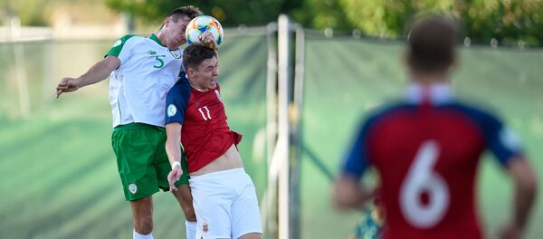 Футбольный матч ЧЕ U-19 между молодежными сборными Норвегии и Ирландии (15 июля 2019). Еревaн - Sputnik Արմենիա
