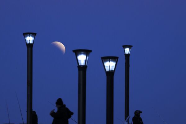 Частичное лунное затмение в Аргентине - Sputnik Армения