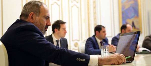 Премьер-министр Никол Пашинян на совещании по вопросам сферы госзакупок (17 июля 2019). Еревaн - Sputnik Արմենիա