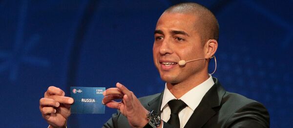 Давид Трезеге. Футбол. Церемония жеребьевки чемпионата Европы 2016 Давид Трезеге. Футбол. Церемония жеребьевки чемпионата Европы 2016 - Sputnik Армения