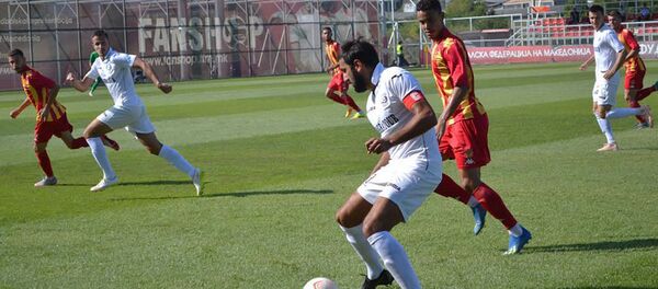 Квалификационный матч Лиги Европы между командами Македония (Скопье) - Алашкерт (Ереван) (18 июля 2019). Скопье - Sputnik Արմենիա