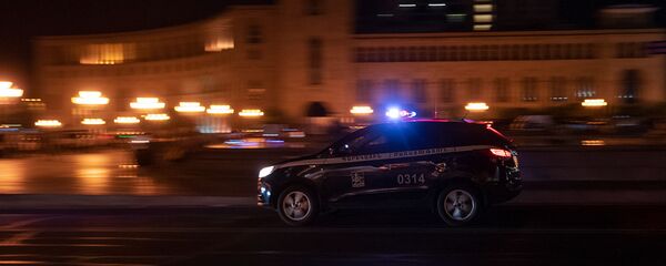 Автомобиль патрульной службы на площади Республики Автомобиль патрульной службы на площади Республики - Sputnik Армения