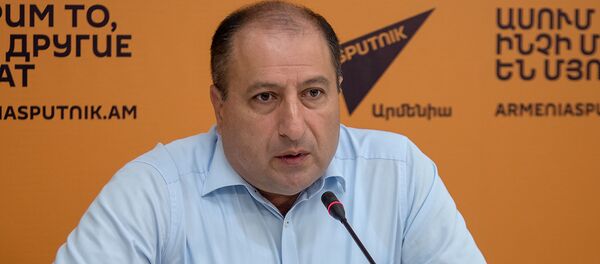 Пресс-конференция адвоката Айка Алумяна в мультимедийном пресс-центре Sprutnik Армения (20 июля 2019). Еревaн - Sputnik Արմենիա